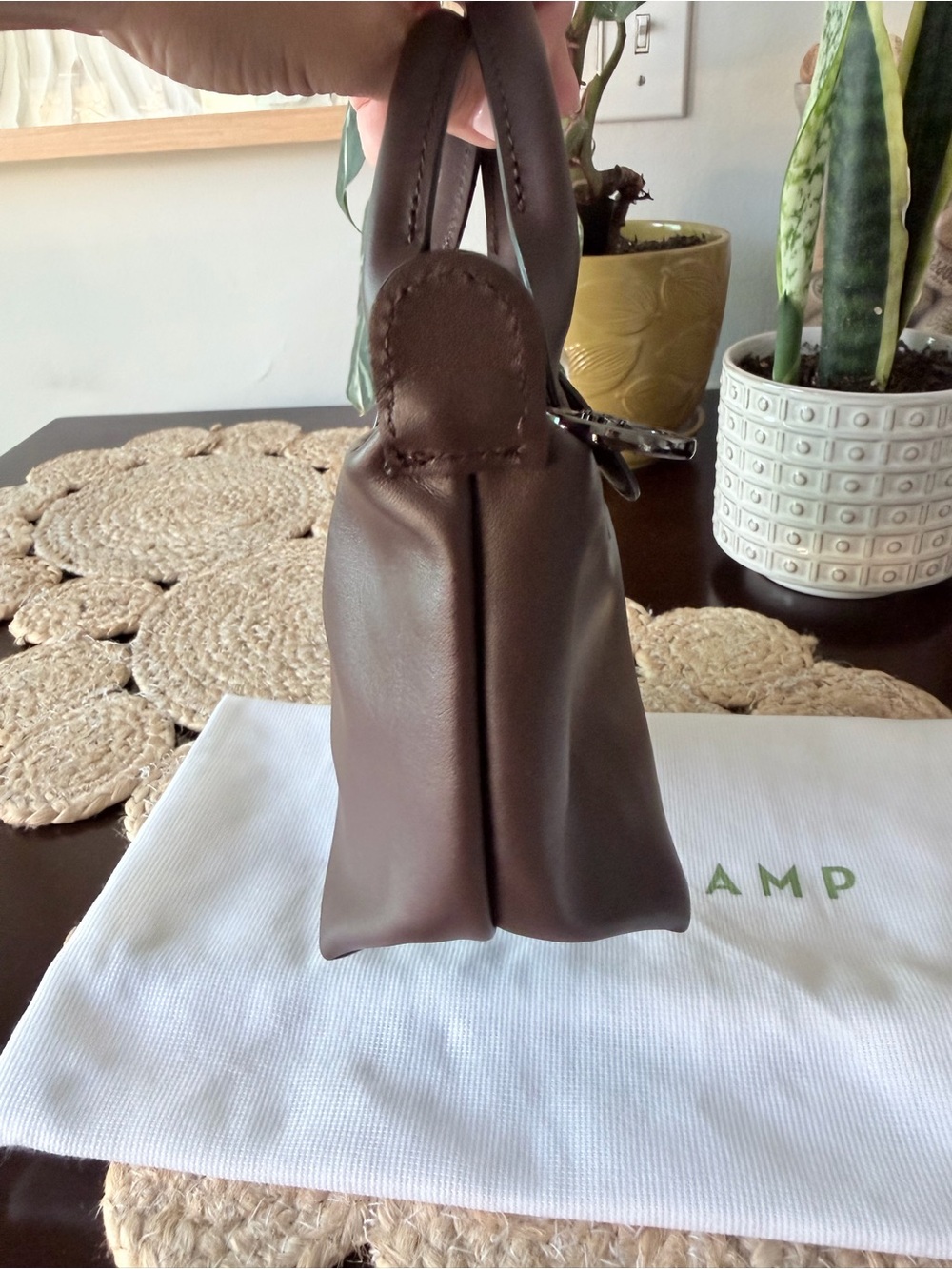 Longchamp Extra Small Le Pliage Xtra Small Leather Top Handle - Picture 7 of 16
